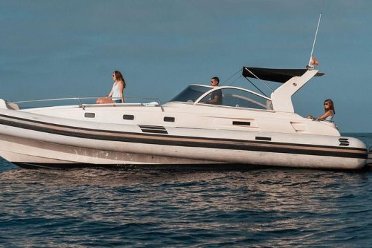 Private Glamorous Speedboat in Tenerife with Snacks & Drinks