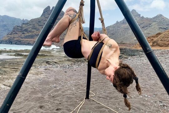 Shibari on the Beach