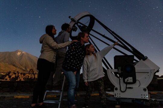 Stargazing with the biggest Private Telescope in Teide Park