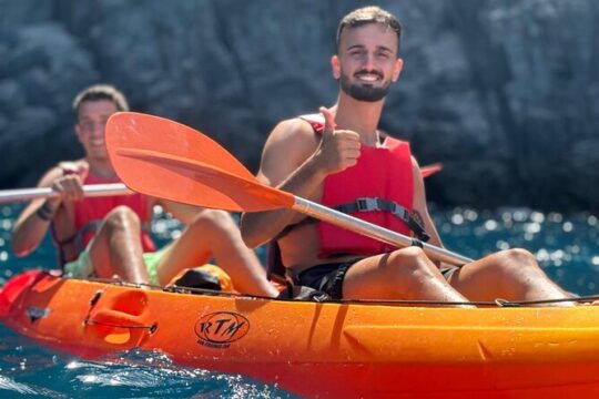 Eco-Kayak and Snorkeling Activities in Marine Reserve in Tenerife