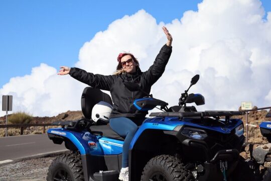 Half Day Guided Quad Tour Teide National Park Islands View